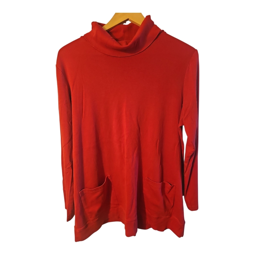 J. JILL Cowl Neck Top with Pockets, Women's, Size 1X